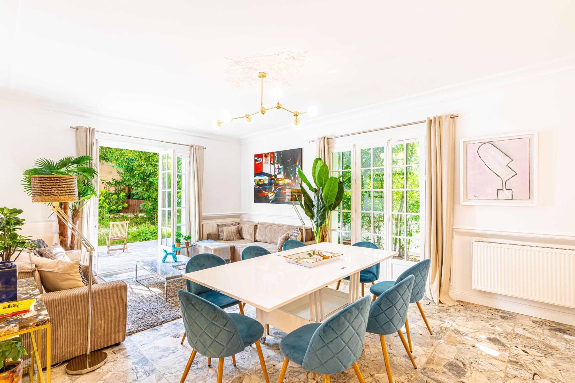 Grand & Classy Apartment With Private Garden, Villa Des Ammonites Meudon Exteriör bild