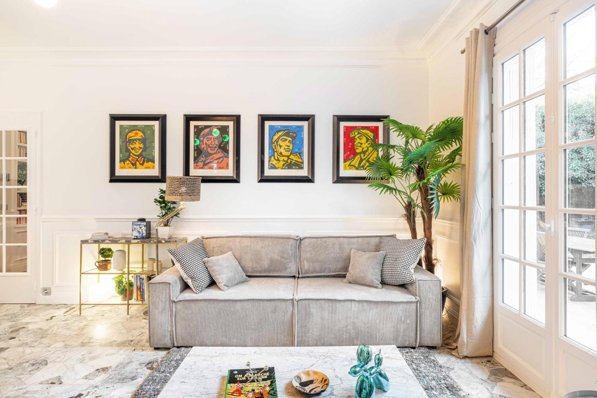 Grand & Classy Apartment With Private Garden, Villa Des Ammonites Meudon Exteriör bild