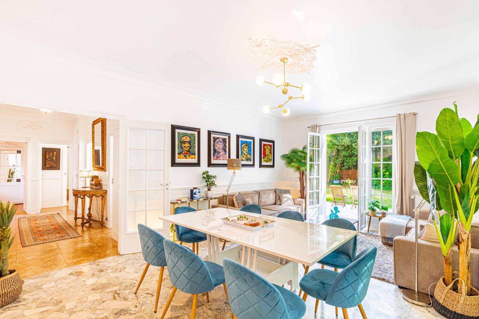 Grand & Classy Apartment With Private Garden, Villa Des Ammonites Meudon Exteriör bild